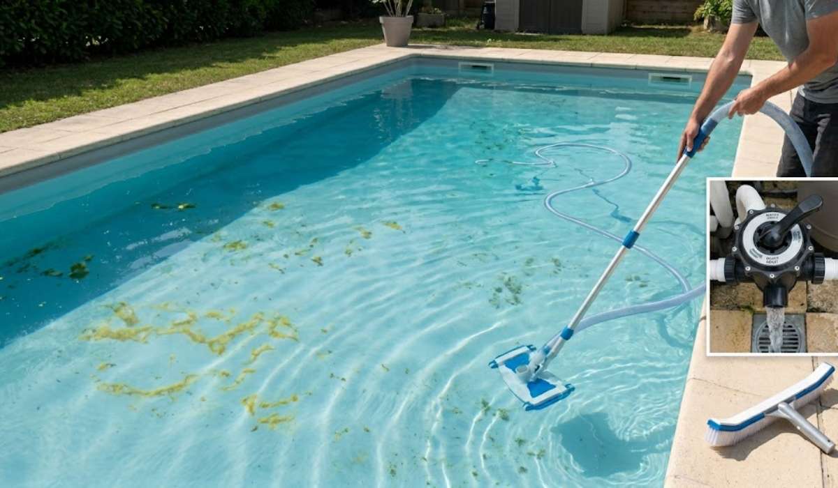Comment aspirer les algues au fond de la piscine sans les remettre en suspension