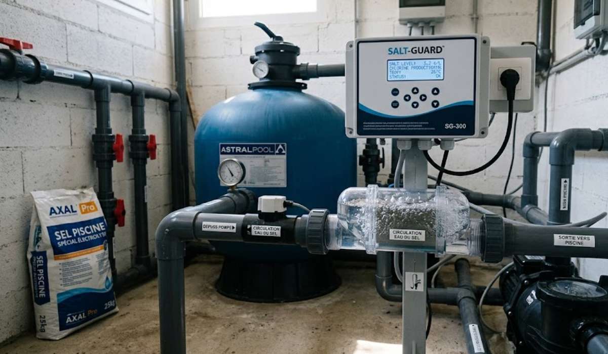 Entretien électrolyseur piscine au sel : comment éviter les pannes et les algues