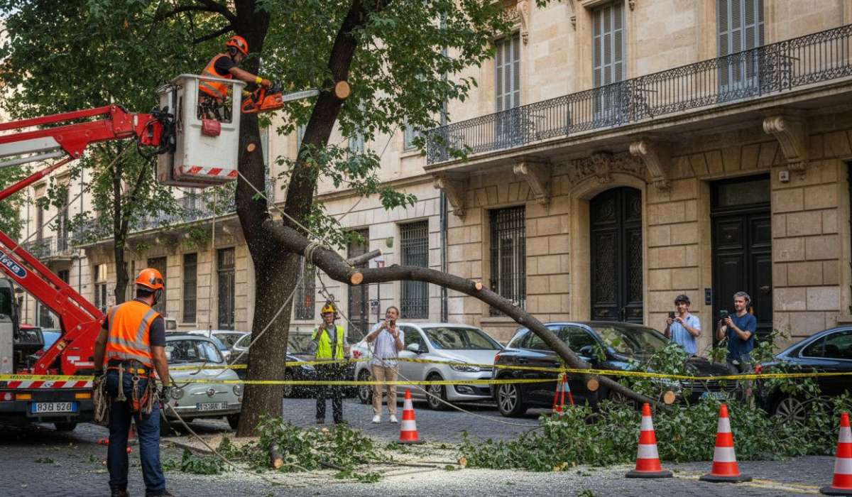Comment se déroule un abattage d’arbre en ville ?