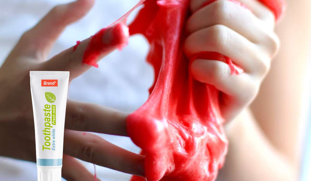 Comment faire du slime avec du dentifrice ?